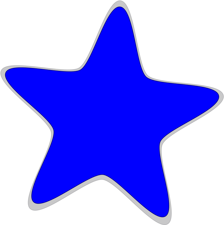 Purple Blue Stars Clipart - Png Download (1600x1600), Png Download