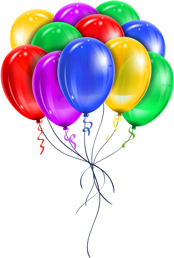Balloons Clipart Png Transparent Png (600x892), Png Download