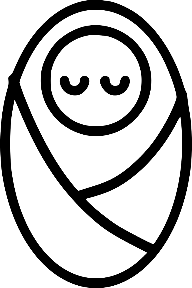 Baby Sleep Icon Png Clipart (654x980), Png Download