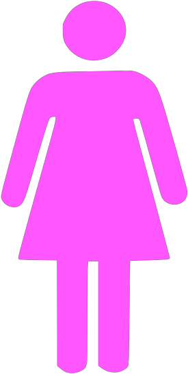 Female Symbol 3 Png Clip Art - Female Toilet Signs Png Transparent Png (600x600), Png Download