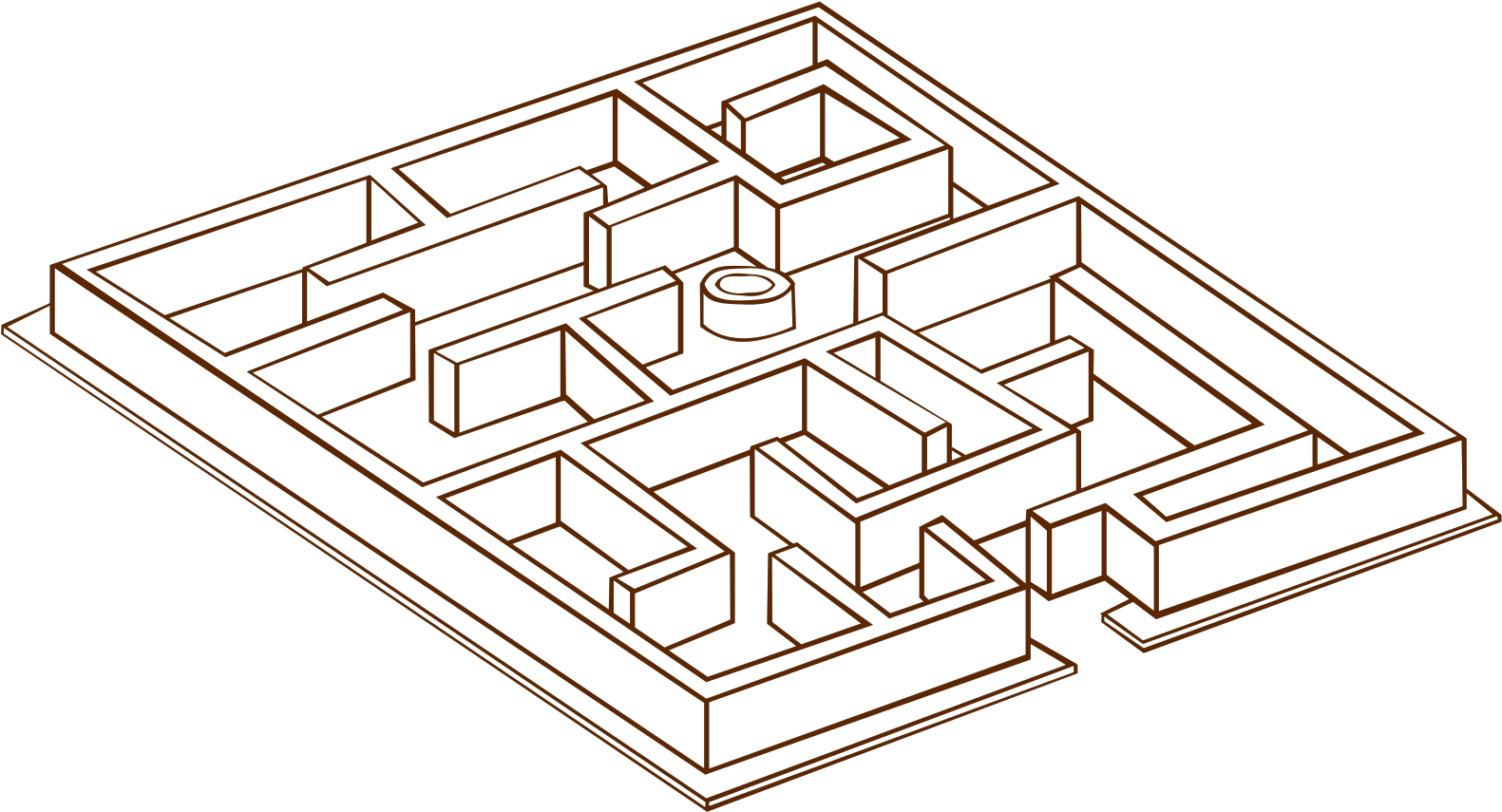 Play Icon Svg Clip Arts - Maze Clip Art - Png Download (1600x1600), Png Download