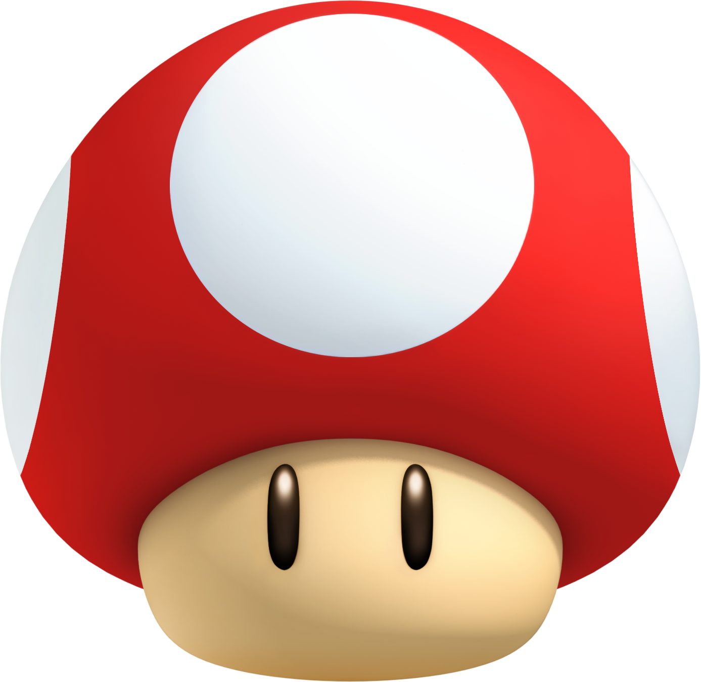 Transparent Mushroom Clip Art - Super Mario Mushroom Png (1387x1350), Png Download