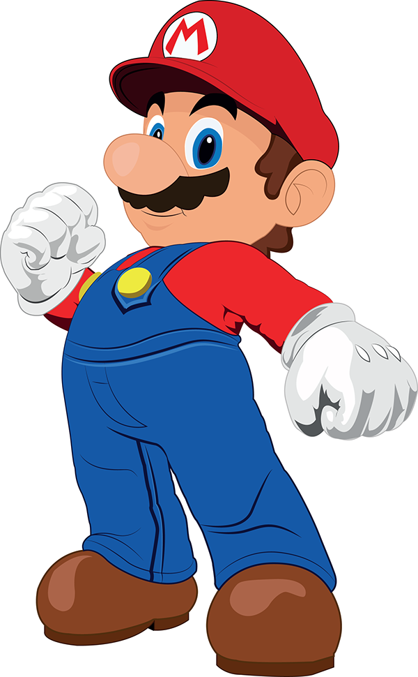 Mario Super Bros - Mario Party The Top 100 Mario Clipart (600x970), Png Download