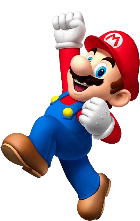 Mario Png Images Free Download - Super Mario Clipart (454x714), Png Download