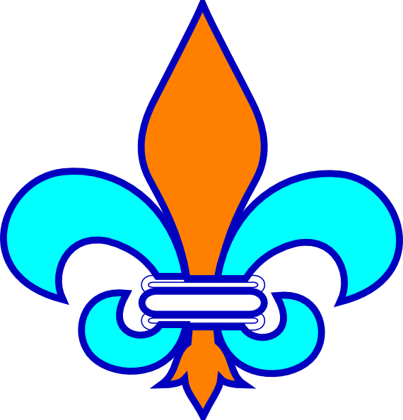 Gray Fleur De Lis Clipart (570x594), Png Download