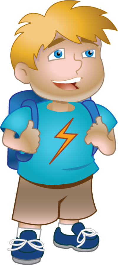 School Boy Clip Art - Png Download (400x897), Png Download