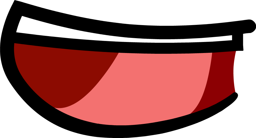 Happy Mouth Png Clipart (1000x539), Png Download