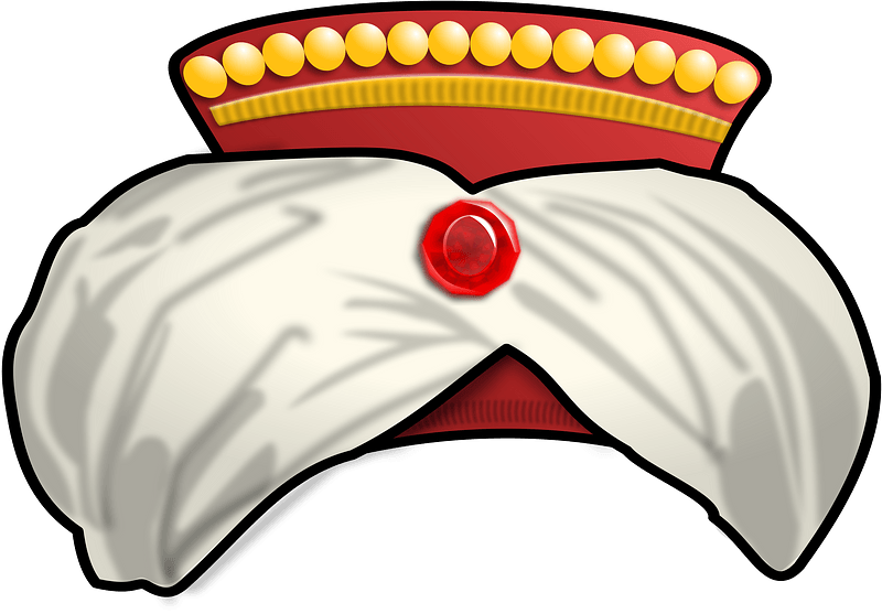 Oriental Hat 1 Clipart - Turban Clipart - Png Download (800x557), Png Download