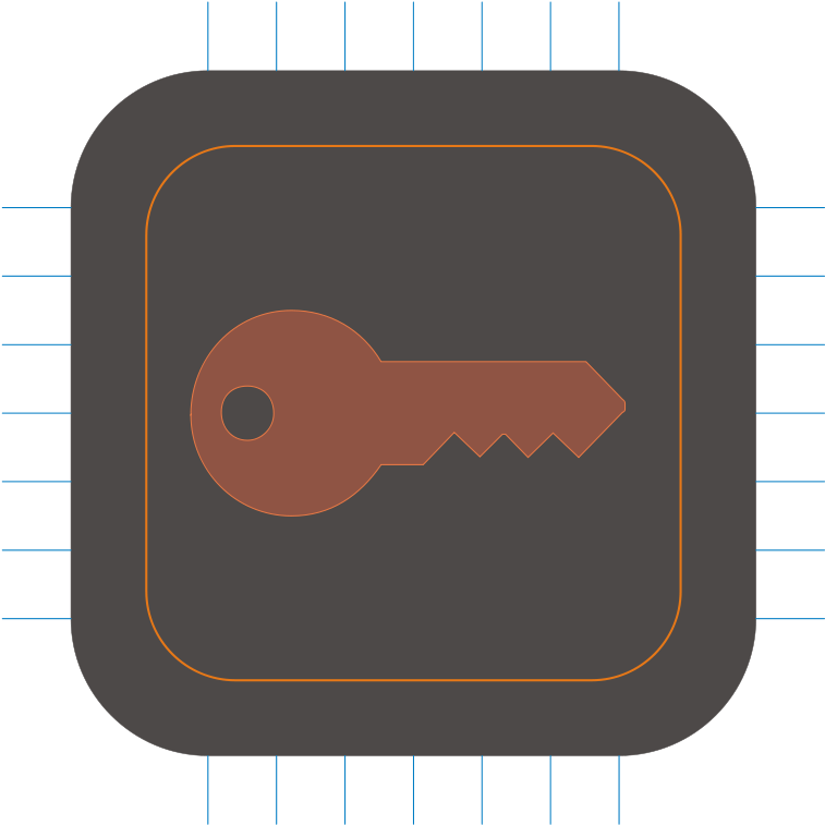 Crypto Chip - Circle Clipart (800x800), Png Download