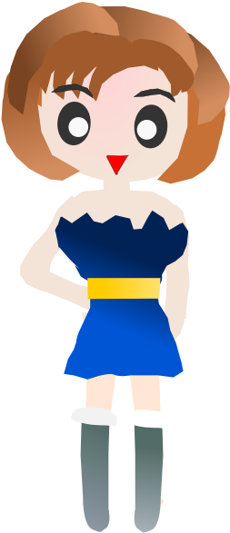 Cartoon Lady - Clip Art - Png Download (600x600), Png Download