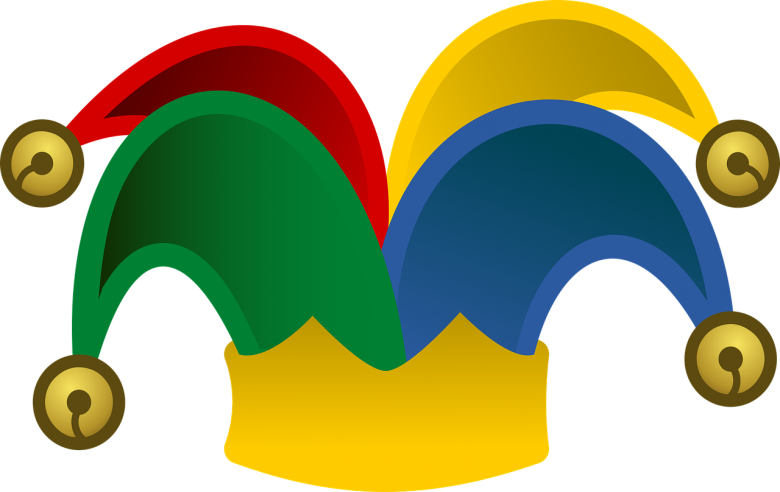 Day Before April Fool"s Day - Transparent Jester Hat Clipart (780x492), Png Download