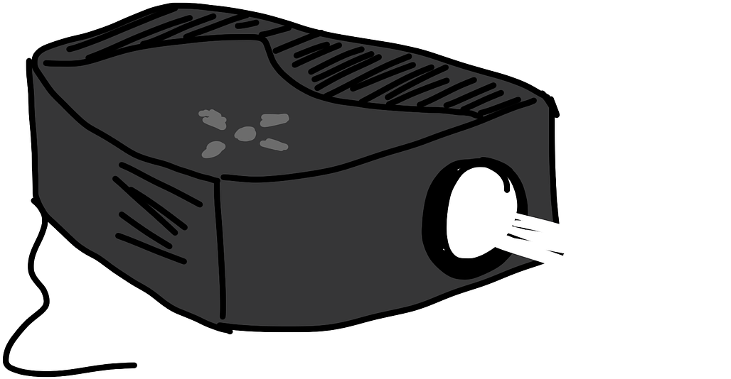 Projector Cartoon Clipart (1280x960), Png Download