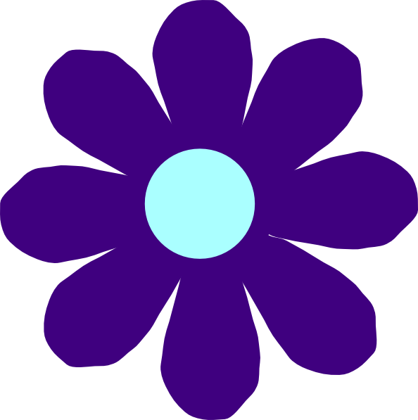 Clipart Violet Flower Clip Royalty Free Download Violet - Álvaro Obregon Garden - Png Download (594x597), Png Download