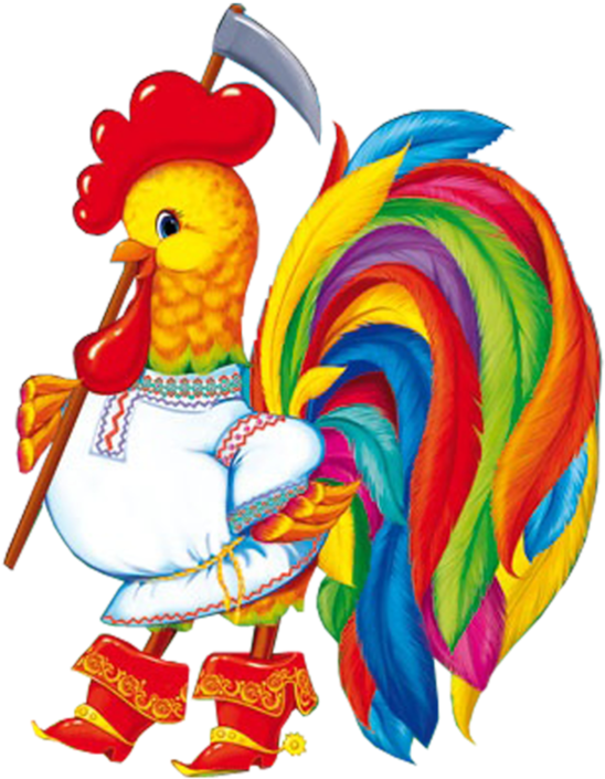 Chickens Clipart Stick - Петушок На Прозрачном Фоне - Png Download (600x747), Png Download