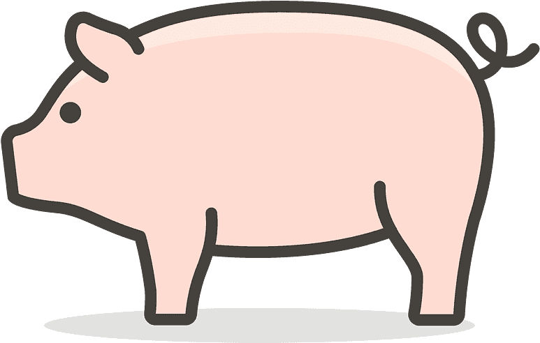 Pig Emoji Clipart - Pig Icon Png Transparent Png (800x800), Png Download