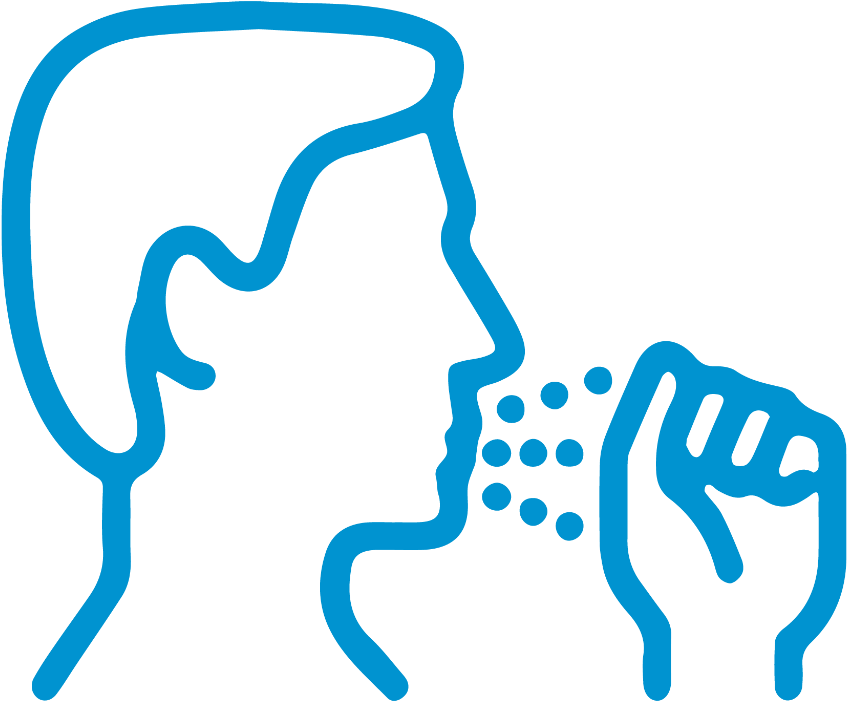 Cough In Hand Icon Clipart (1280x1280), Png Download. 