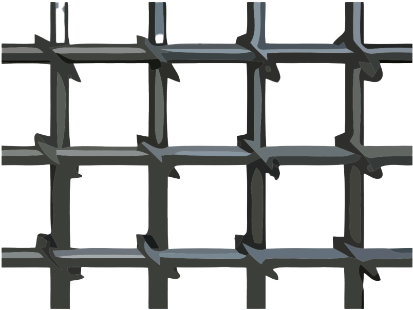 Cell Prison Png - Prison Bars Clipart (880x702), Png Download