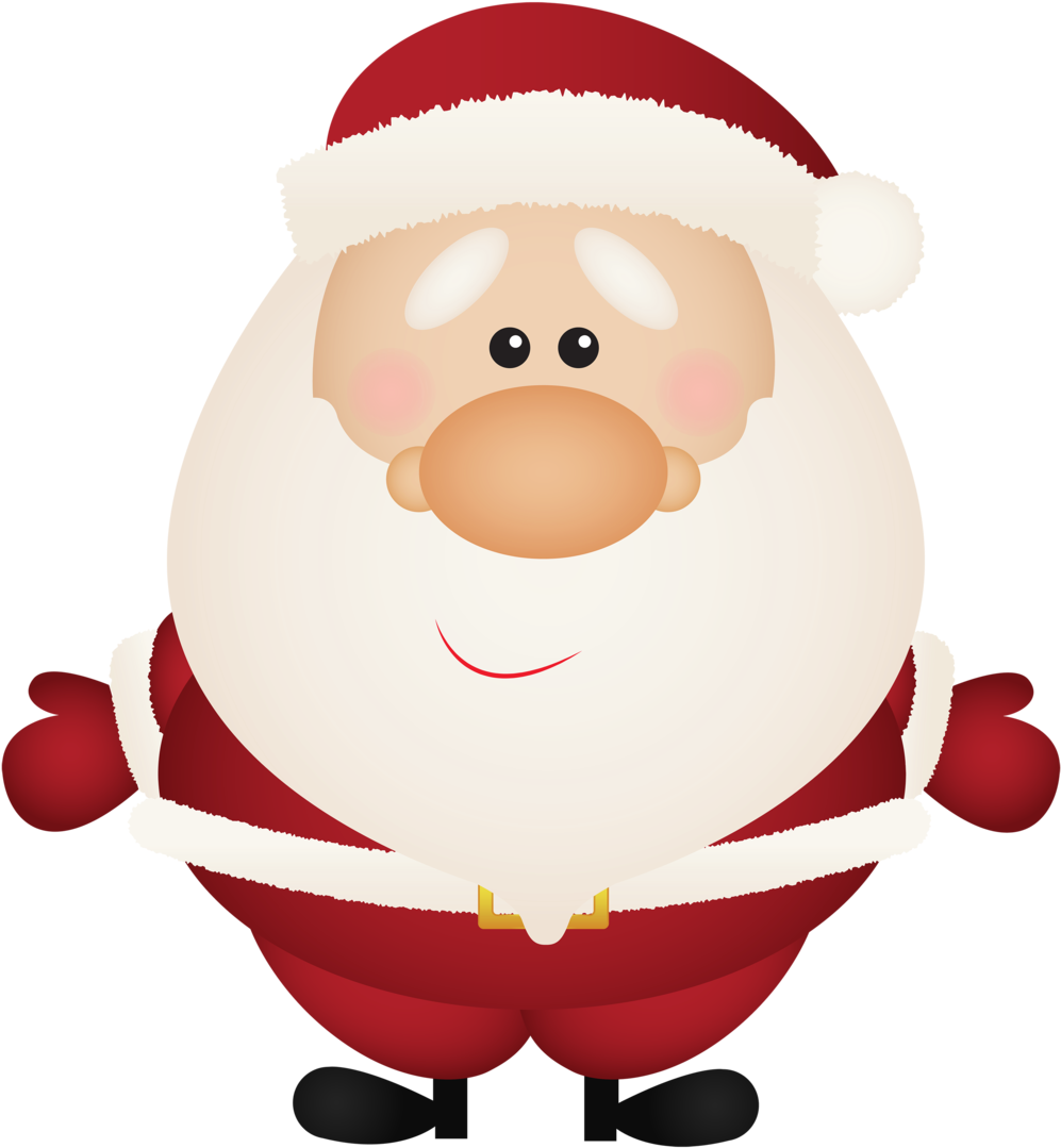 Santa Claus Cartoon Png Clipart (740x800), Png Download