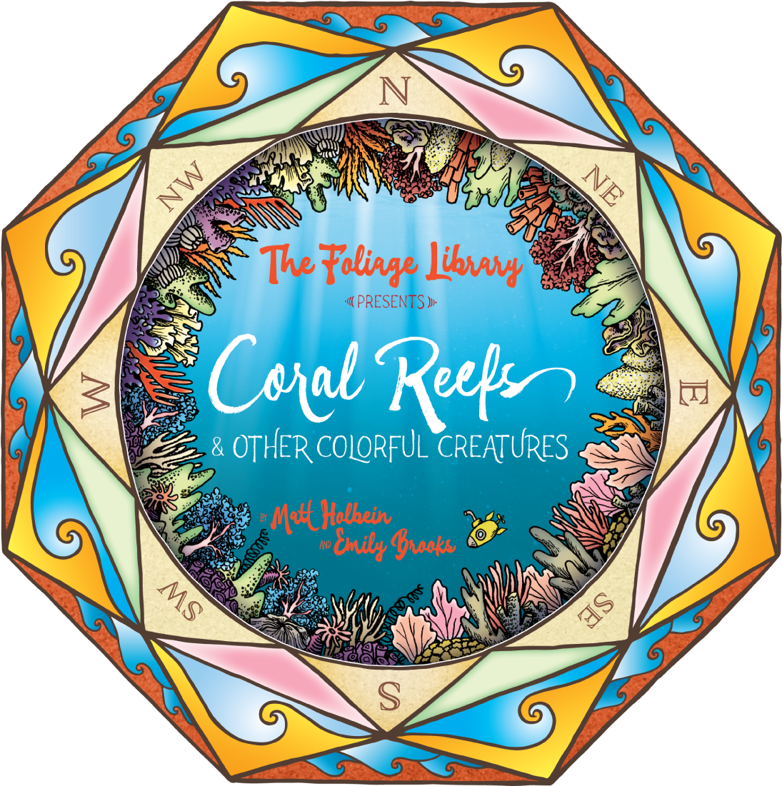 Transparent Coral Reef Clipart Png - Circle (1095x1101), Png Download