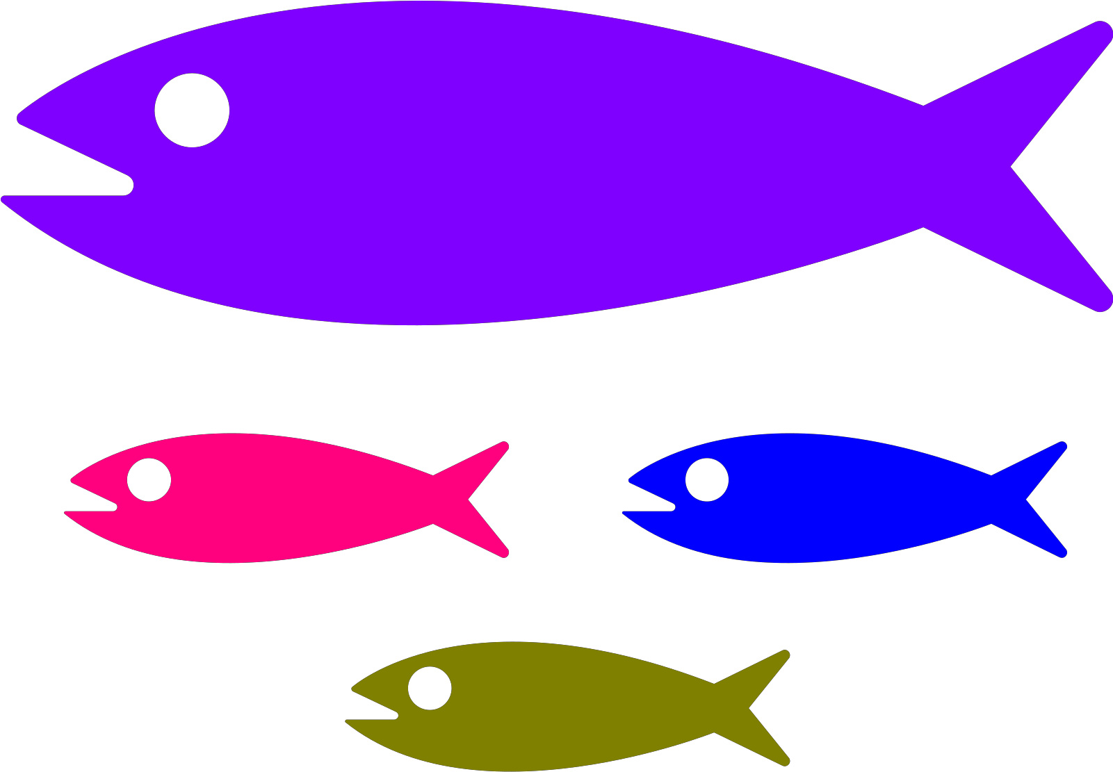 Fish Images For Small Kids Clipart (1600x1600), Png Download