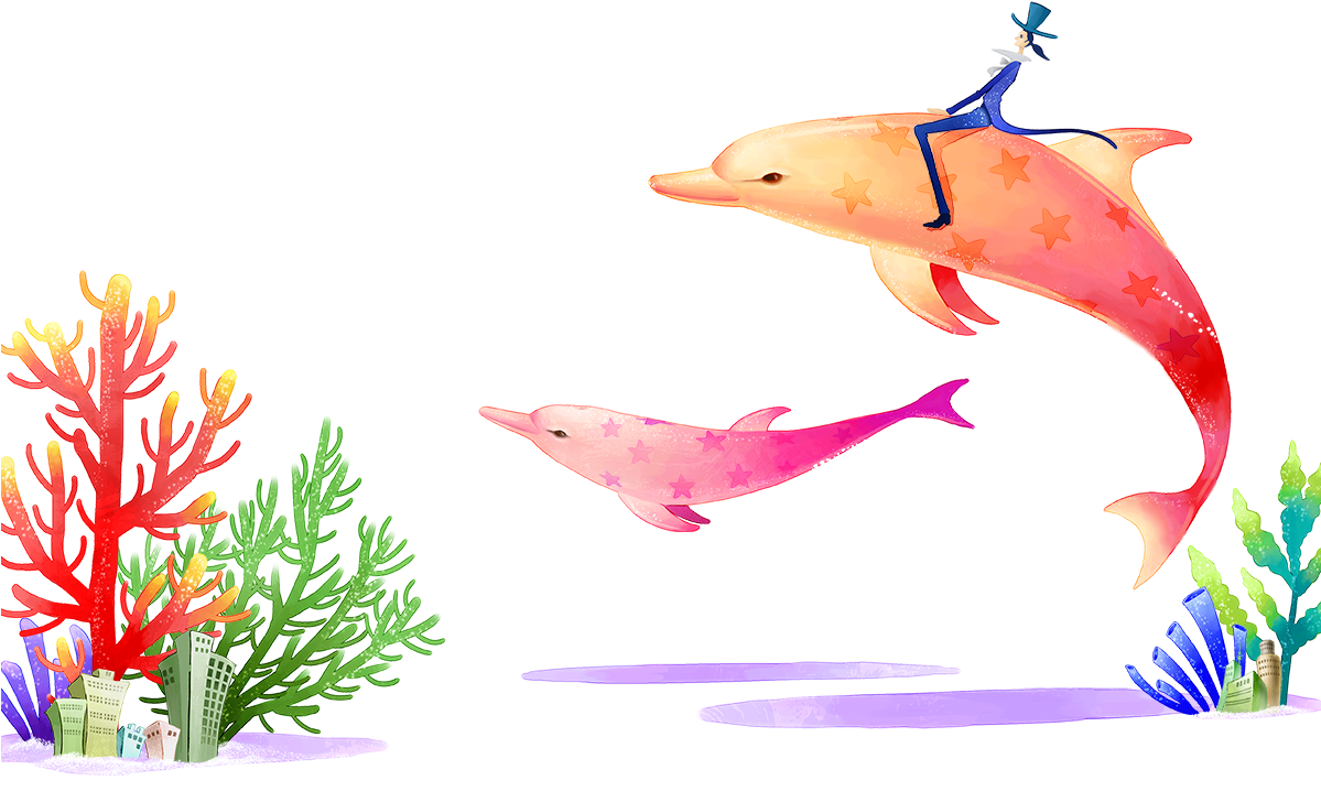 Transparent Coral Clipart Png - Underwater Cartoon World (1199x728), Png Download