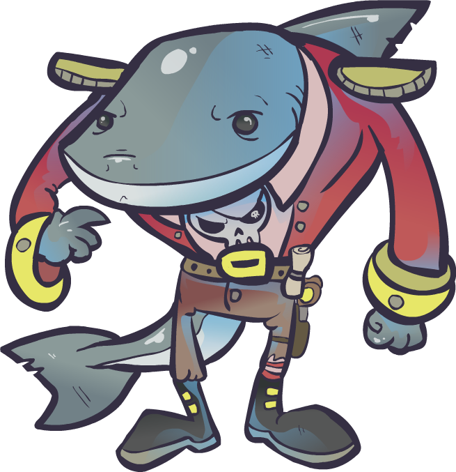 Admiral Float-sam - Cartoon Clipart (655x677), Png Download