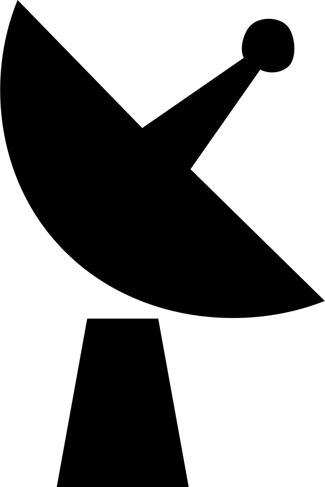 Satellite Clipart Satellite Tv , Png Download Transparent Png (654x980), Png Download