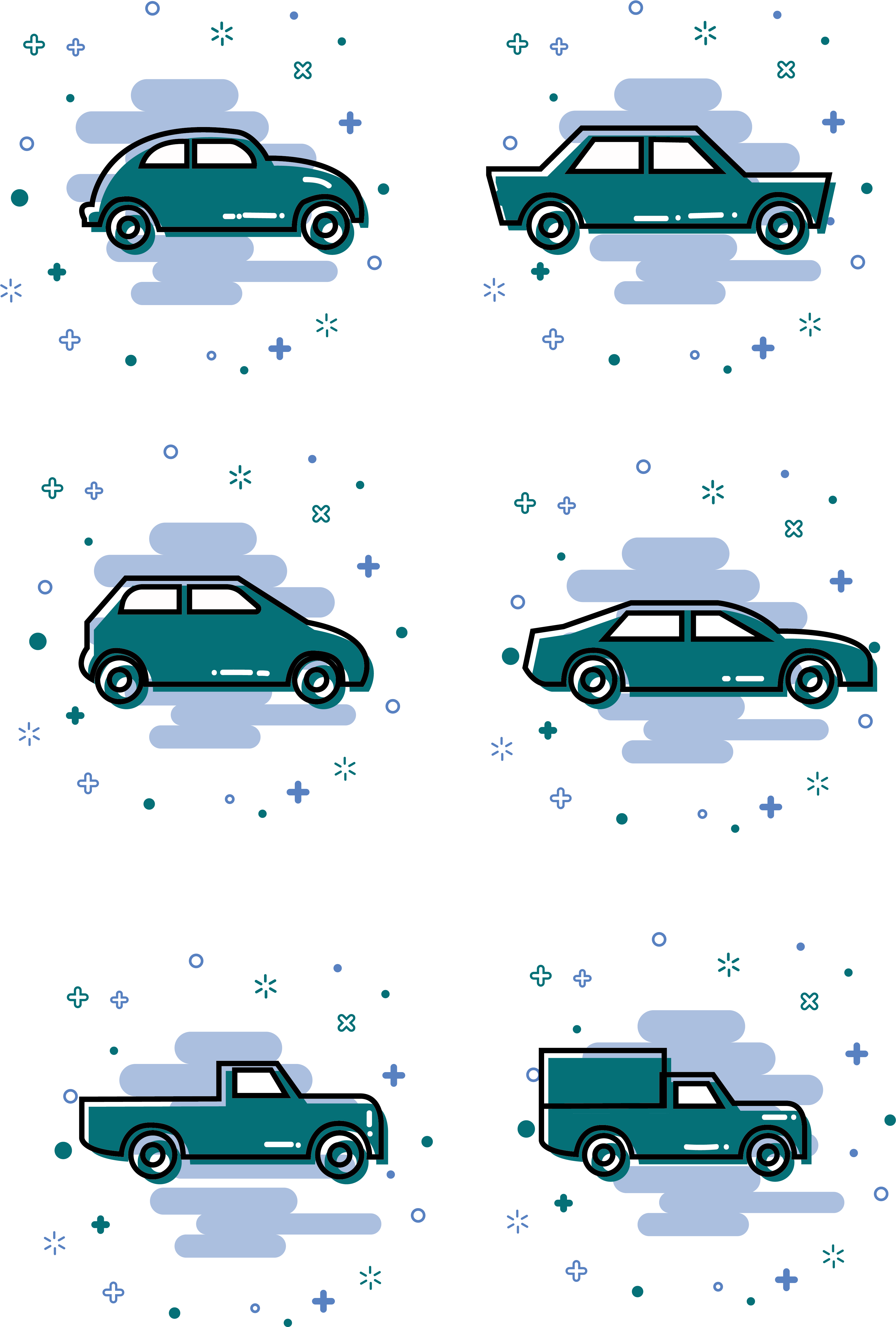 Mbe Style Lifestyle Products Commercial Icon Elements - City Car Clipart (3519x5211), Png Download