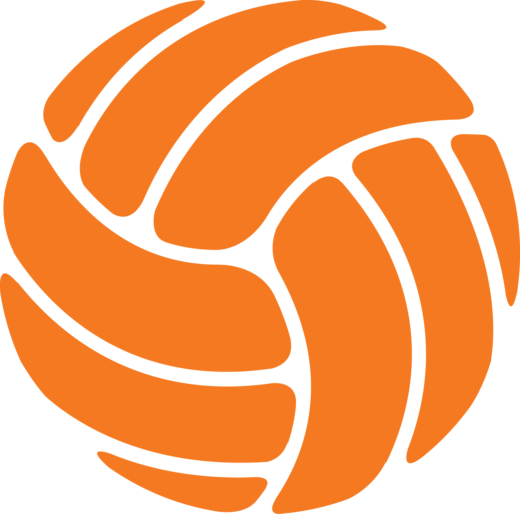 Blue Volleyball Clipart - Png Download (1800x1777), Png Download