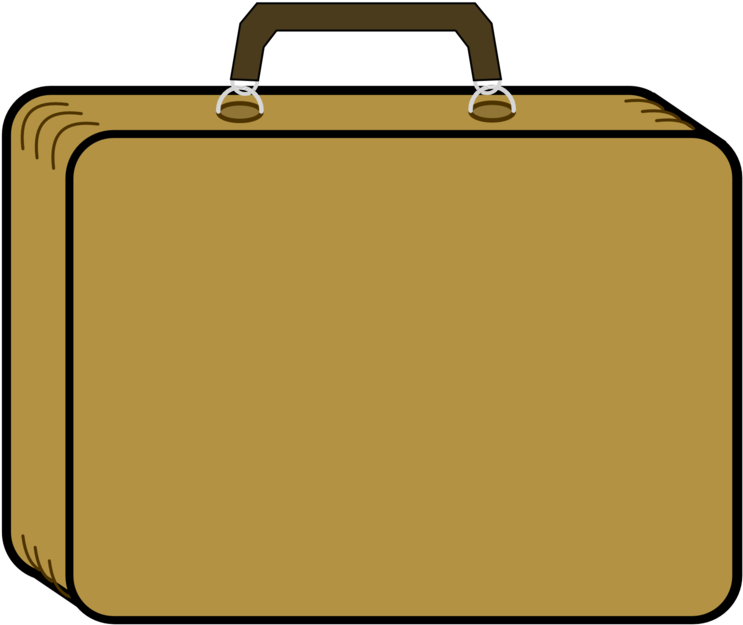 Luggage Clipart Business - Suitcase Clipart - Png Download (958x677), Png Download