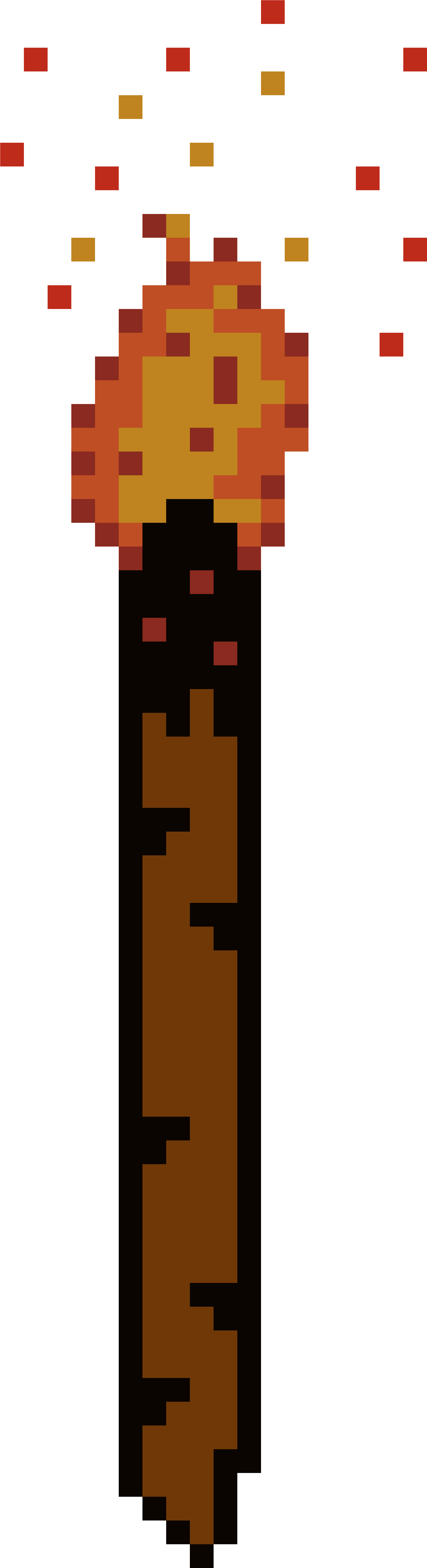 Antorcha Pixel Art Png Clipart (3712x9088), Png Download
