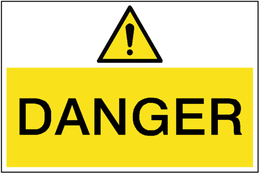 Hazard Sign Images - Kule Vinç Uyari Levhalari Clipart (600x600), Png Download