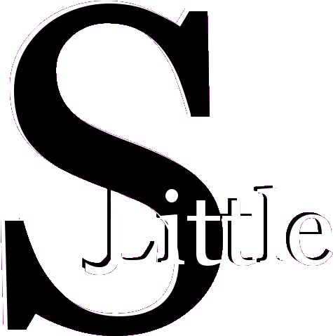 Little Logo Black And White Clipart (566x572), Png Download