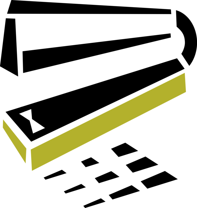 Stapler Clipart Paper - Png Download (663x700), Png Download