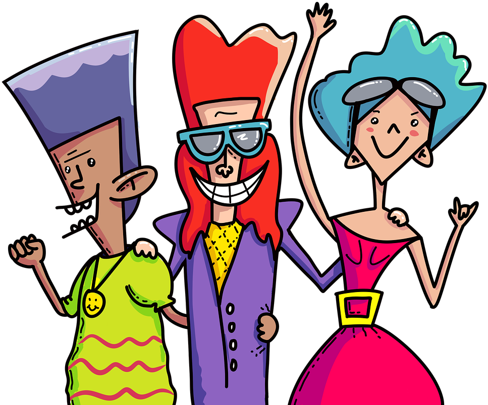 Dance Holiday The Eighties Free Photo - Party Guests Png Clipart (1280x1069), Png Download