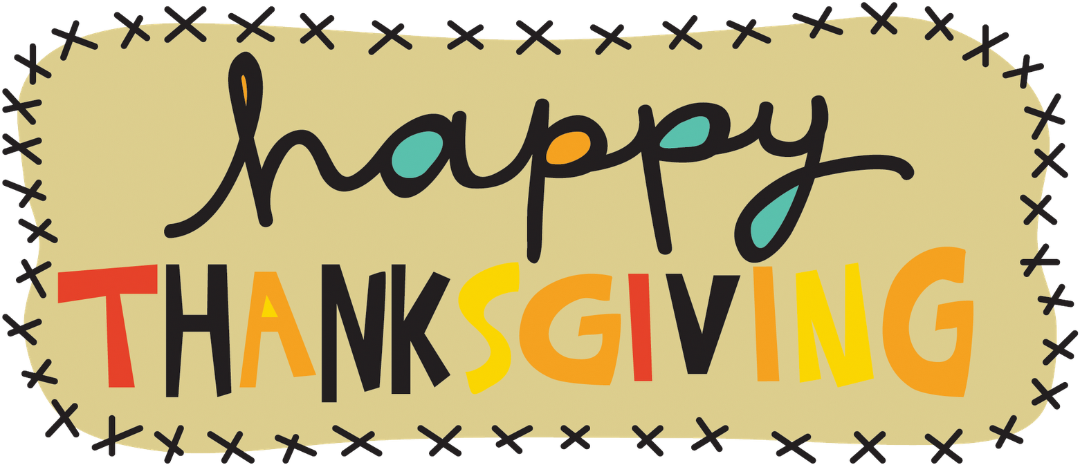 28 Collection Of Blessed Thanksgiving Clipart , Png - Black Thanksgiving Png Transparent Png (1561x673), Png Download