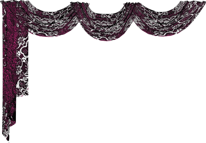 Curtains Transparent Png Purple Clipart (700x484), Png Download