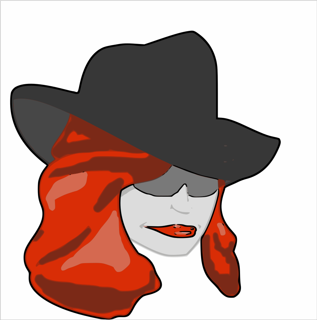 Art,fedora,fictional Character - Female Detective Clip Art - Png Download (530x750), Png Download