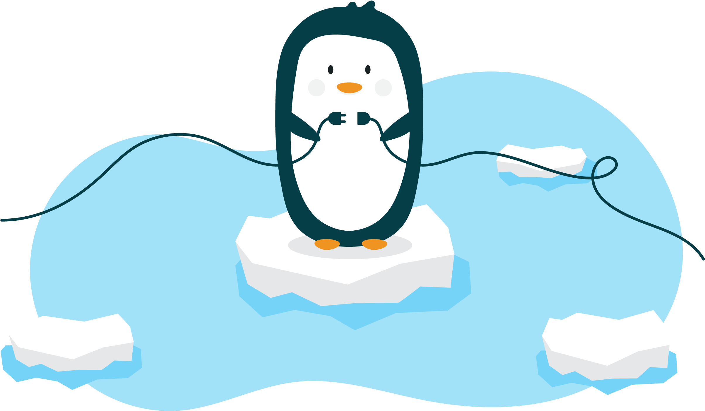 Pingouin Vpn Clipart (2438x1432), Png Download