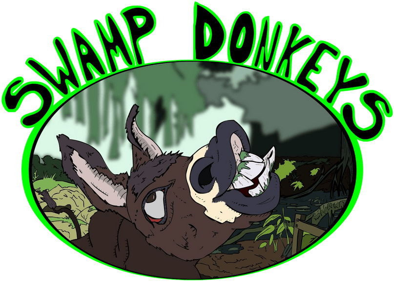 Swamp Donkey Gallery - Illustration Clipart (1600x905), Png Download
