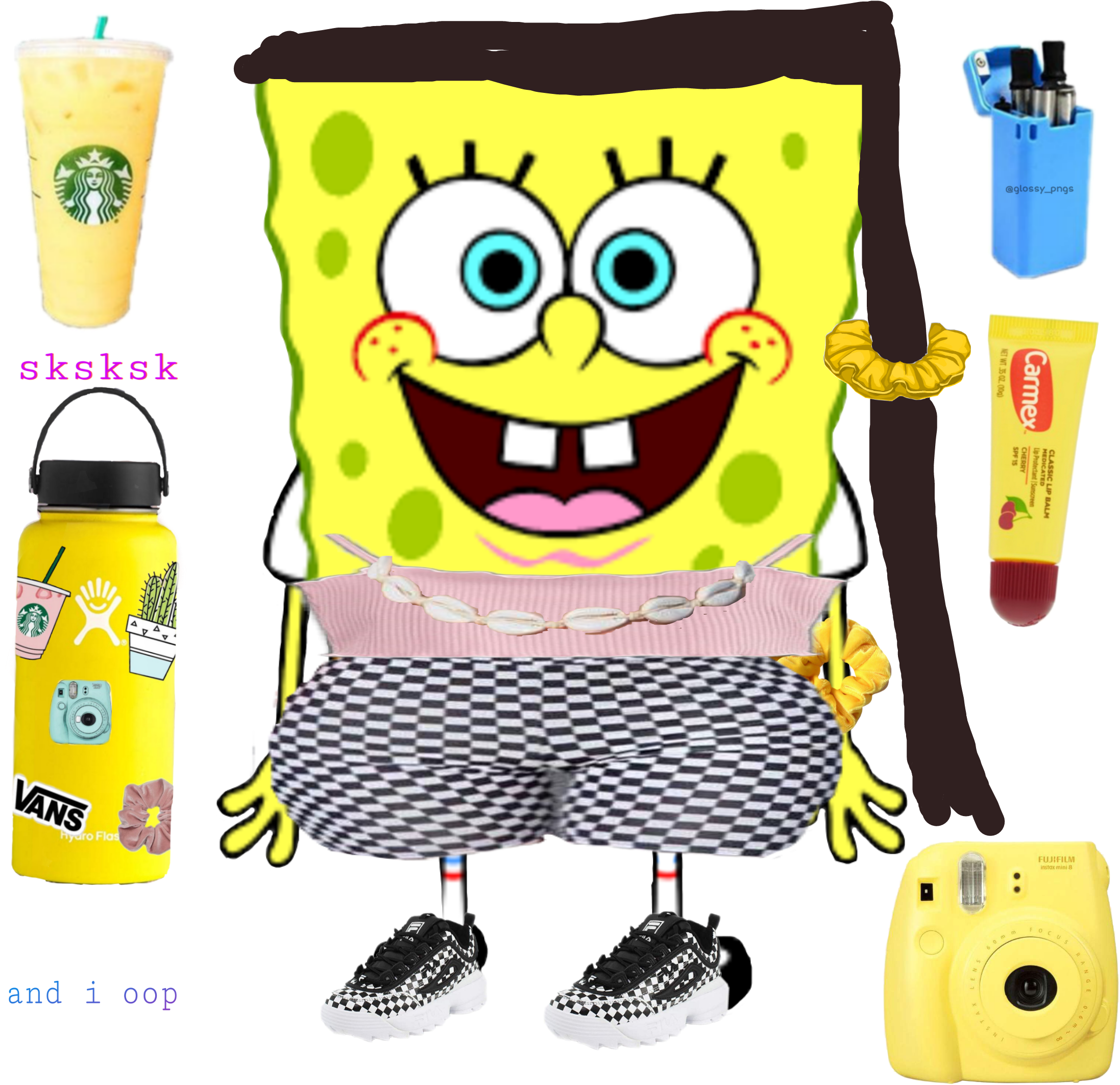 #vscospongebob - Cartoon Spongebob Square Pants Clipart (2289x2289), Png Download