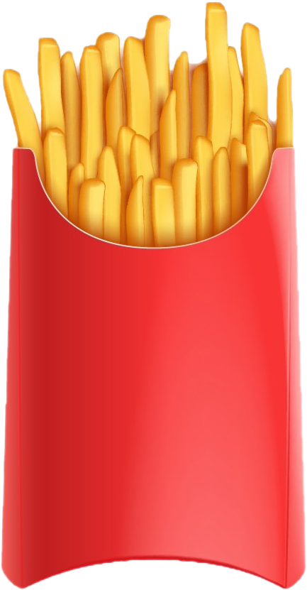 French Fries Png - French Fries Cartoon Png Clipart (920x911), Png Download