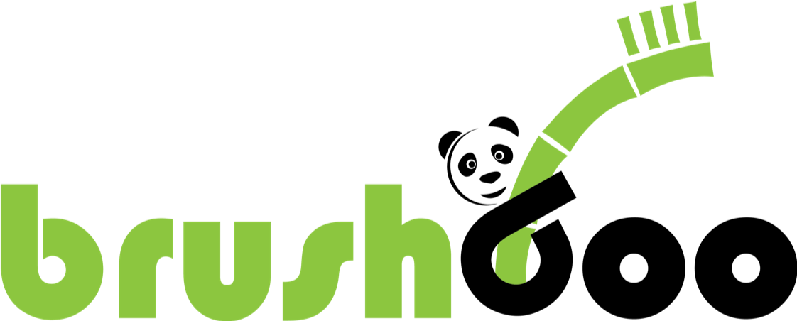 Brushboo Logo Clipart (1122x452), Png Download