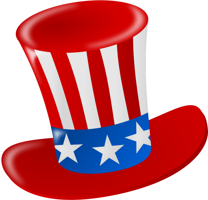 Hat Ns - Uncle Sam Hat Png Clipart (696x668), Png Download