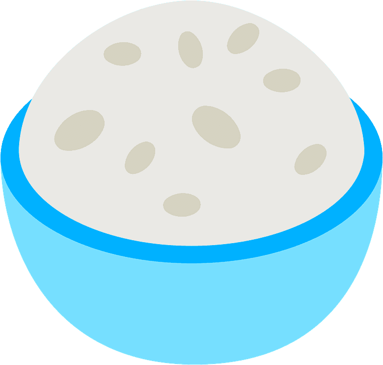 Cooked Rice Emoji Clipart Comida Arroz Emoji Png Download Full