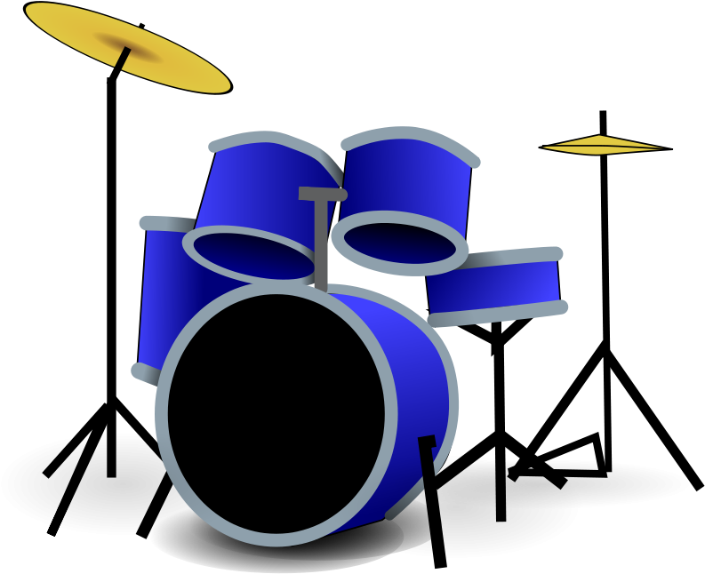 Transparent Musical Instruments Clipart - Drums Clipart - Png Download (793x646), Png Download
