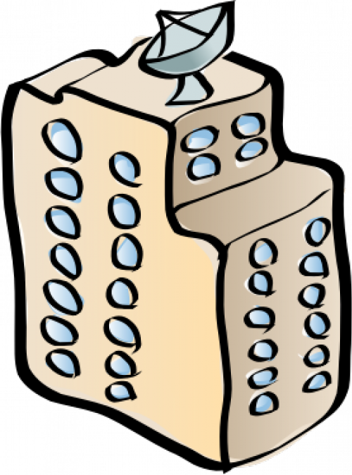 Building Cartoon Drawing - Building Clip Art - Png Download (500x674), Png Download