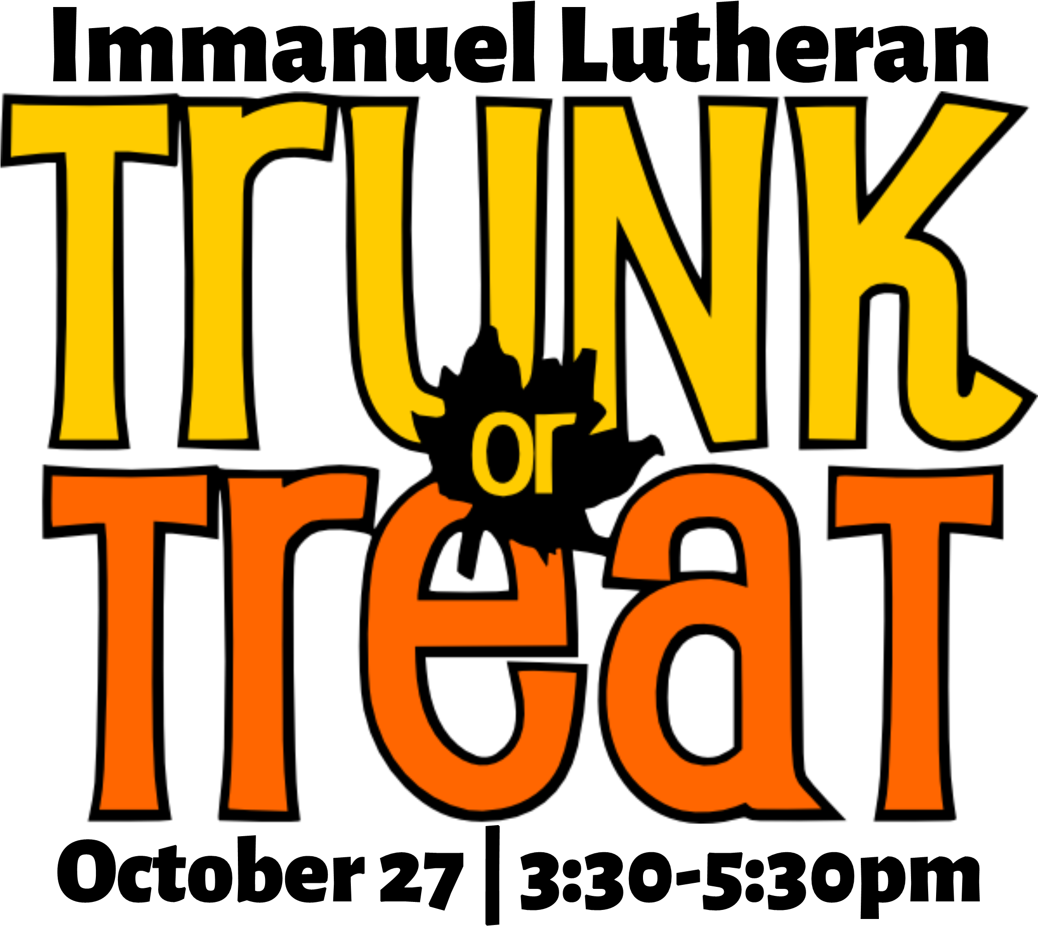 Trunk Or Treat Registration Now Open Clipart (2068x1845), Png Download