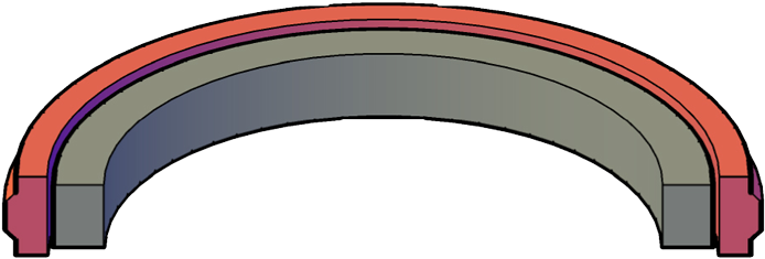 Style Ps2700 Polyurethane Piston Seals"
title="style - Arch Clipart (700x699), Png Download
