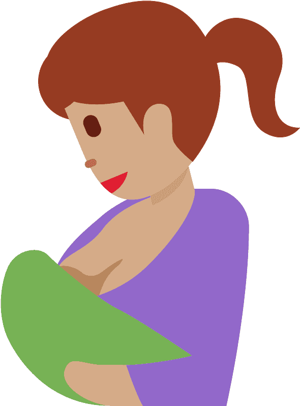 Breast-feeding Emoji Clipart - Png Download (800x800), Png Download